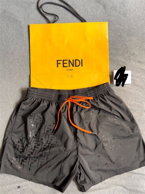 fendi spring summer 2022 water reactive shorts|water reactive Fendi shorts.